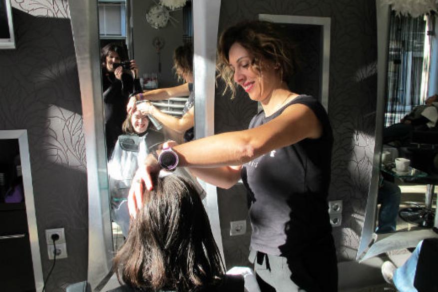 Επίσκεψη στο κομμωτήριο