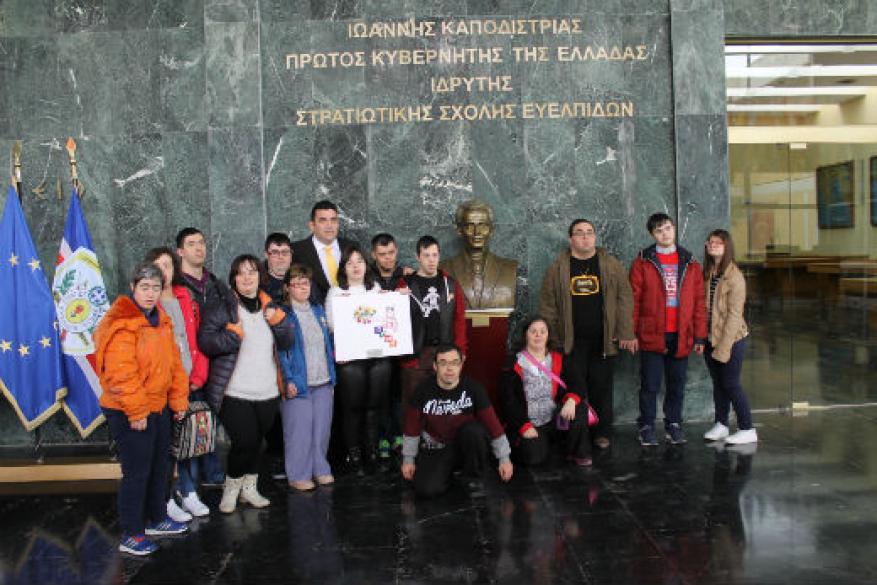 Επίσκεψη στην στρατιωτική σχολή Ευελπίδων