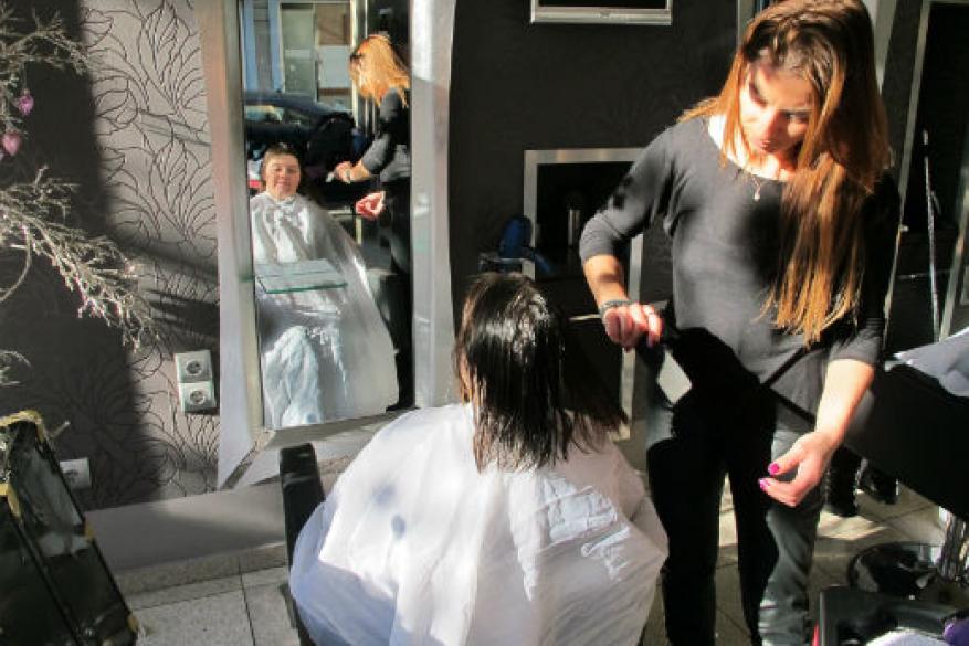 Επίσκεψη στο κομμωτήριο