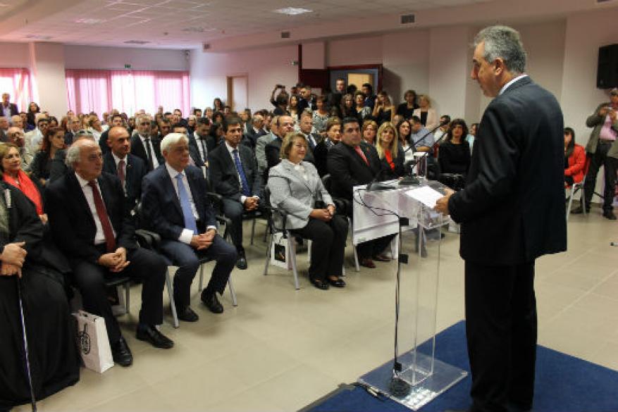 Εγκαίνια της ΣΥΔ και του ΚΔΗΦ